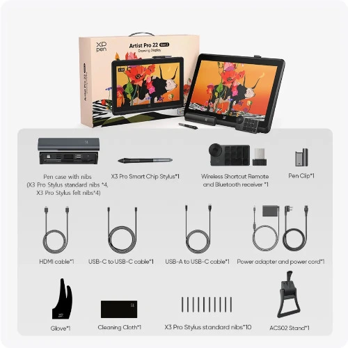 Artist Pro 22 (Gen 2): 2.5K QHD Drawing Tablet