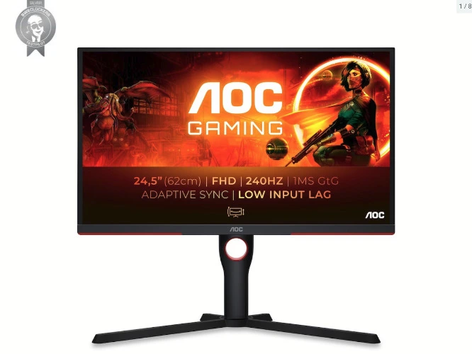 AOC 25" gamingskjerm 25G3ZM/BK