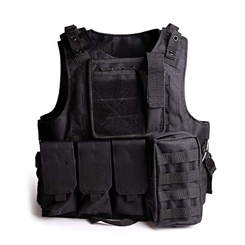 GwendolynC Airsoft Tactical Vest - Black