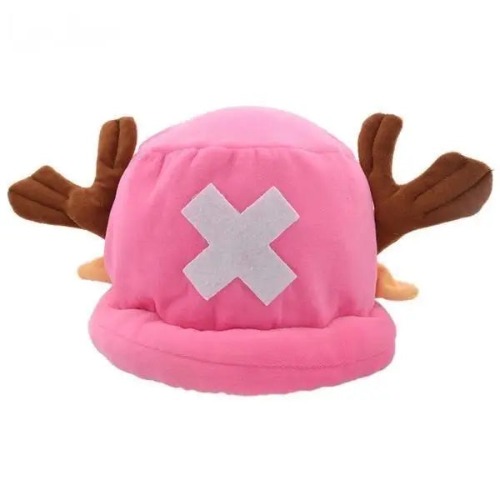 Chopper One Piece Cosplay Hat in Pink and Blue - Pink