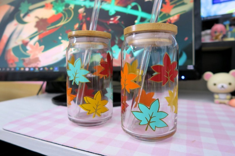 Kazuha Maple Leaf Glass Cup