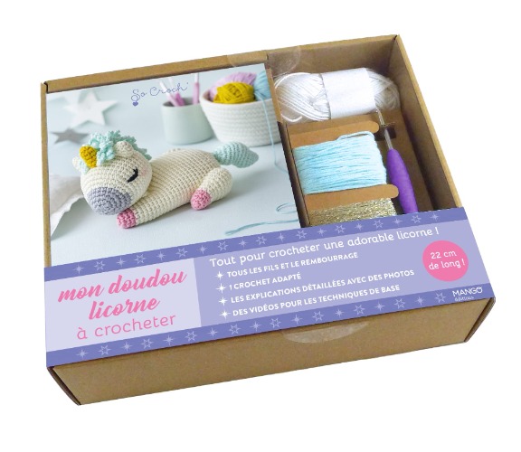 Mon doudou licorne à crocheter: Tout pour crocheter une adorable licorne !