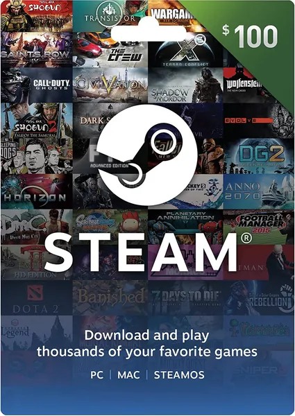 Steam Gift Card - $100