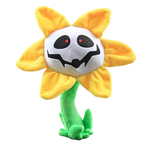 uiuoutoy Undertale Flowey Peluche anime Fleur en peluche douce Cadeau de Noël pour enfants