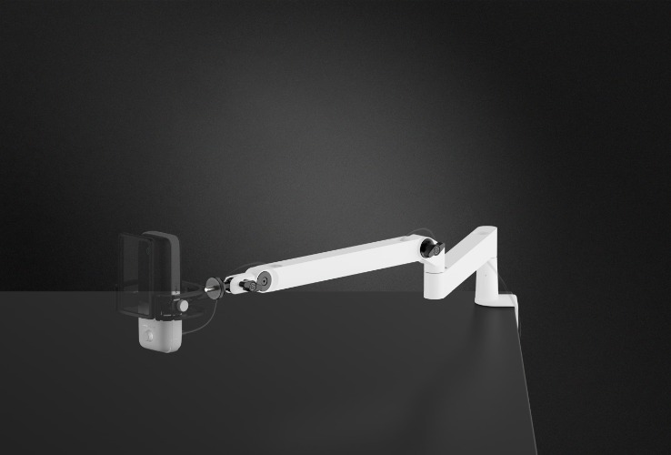 Wave Mic Arm LP - White