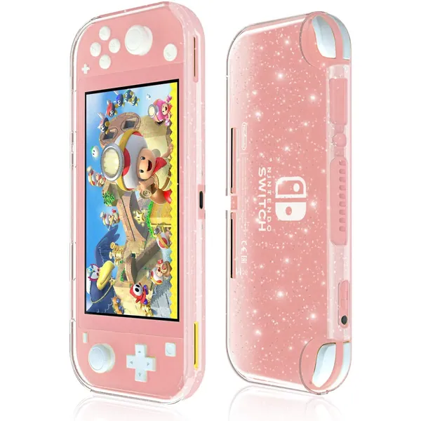 Moxiaomo Protective Case for Nintendo Switch Lite,Liquid Crystal Glitter Bling Soft TPU Cover with Shock-Absorption and Anti-Scratch Protective Case-for Nintendo Switch Lite 2019 - 