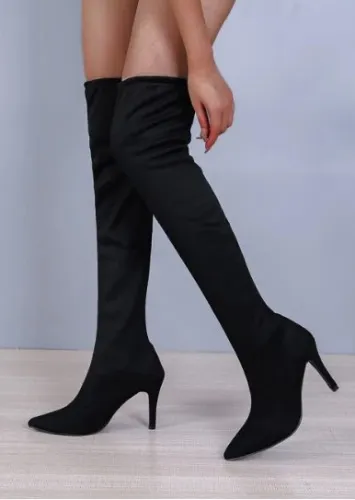 Suede Knee high Boots