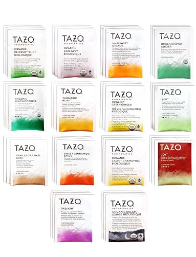 Tea Bags Sampler Assortment Variety Pack Gift Box (42 Count) 14 Different Flavors Gifts for Her Him Women Men Tea Lovers Couples Family Friends Coworker - Pack 1