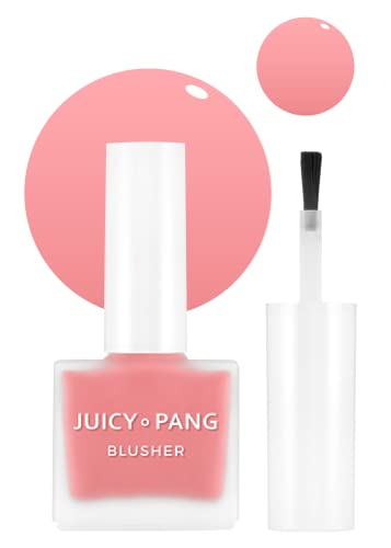 A'PIEU JUICY-PANG WATER BLUSHER (PK01 - I'm Strawberry) - Korean Liquid Blush For Cheeks K Beauty Makeup - I'm Strawberry (PK01)