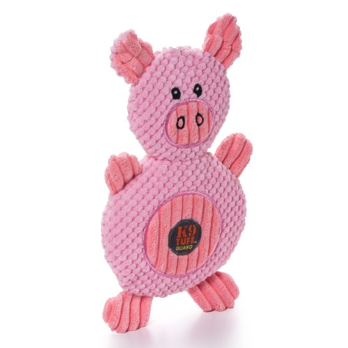 Outward Hound Animates Pig Plush Squeaky Dog Toy - Pig