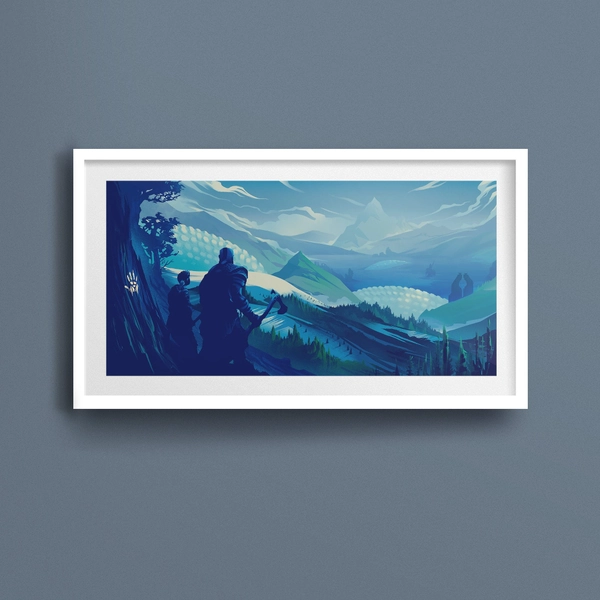 God of War art print