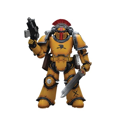 JoyToy Warhammer 40K: Imperial Fists Legion MkIII Despoiler Sargeant with Power Sword 1:18 Scale Figure