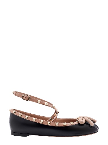 Patent leather ballerinas with iconic studs - 36
