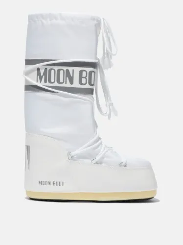 Icon White Nylon Boots