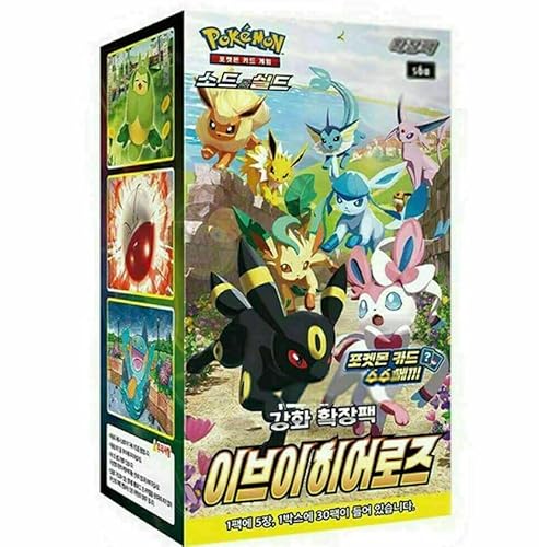 Pokemon TCG: Sword & Shield - Eevee Heroes Expansion (Booster Box) - Korean