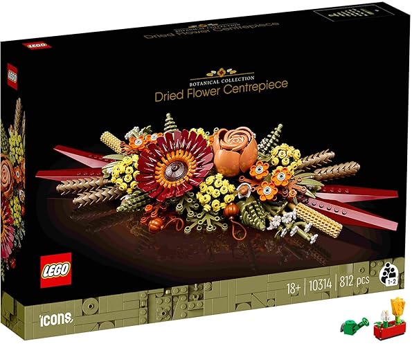Lego 10314 Trockenblumengesteck & 40399 Blume (Polybag)