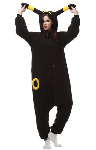 Animal Onesie Umbreon Cosplay Costume Adult Hallooween Pajamas