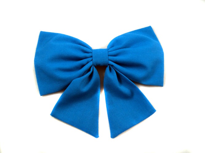 Aqua/Teal "The Little Mermaid" Inspired Cheer Hair Bow