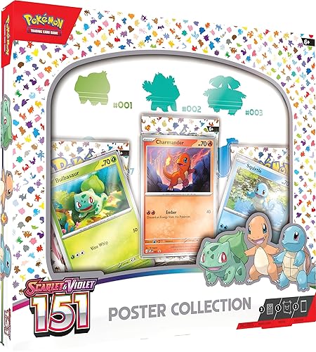 Pokemon TCG Scarlet & Violet 3.5 Pokemon 151 Poster Collection