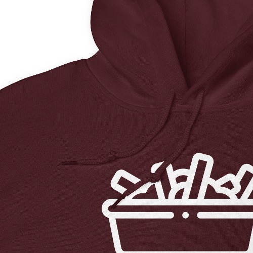 Poutine Hoodie (Unisex) - Maroon / XL