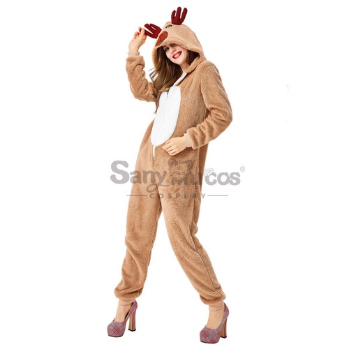 【In Stock】Christmas Cosplay Christmas Reindeer Cosplay Costume - XL
