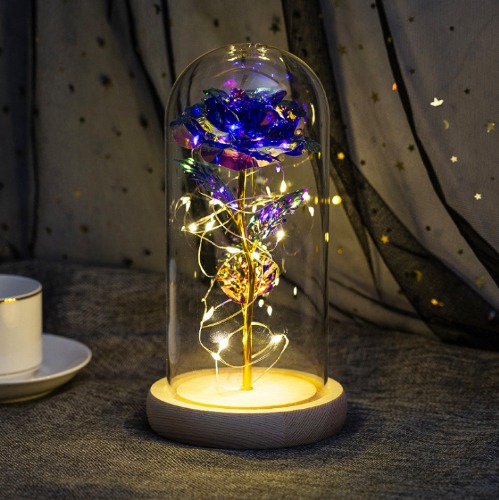 Eternal Rose LED Beauty Gift - Purple