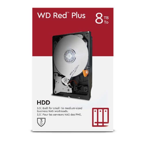 WD Red Plus 8TB Intern NAS HDD