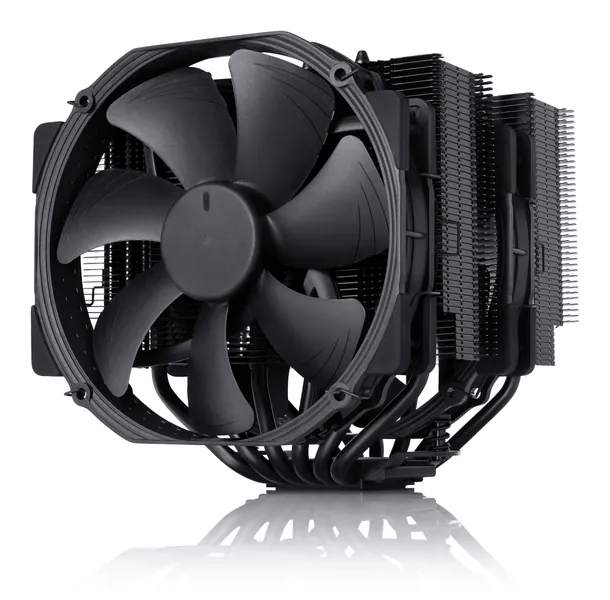 Noctua NH-D15 chromax.Black, Dual-Tower CPU Cooler (140mm, Black) - 