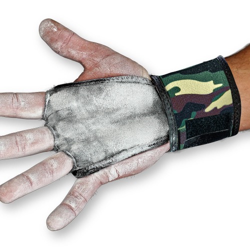 WODies Workout Gloves (Pair) for Bodybuilding, Fitness and CrossFit Gloves - XL / FULL Camo Green