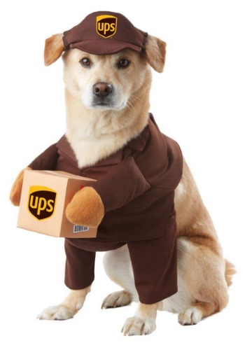 UPS Dog Costume X-Small (Pack of 1) Brown