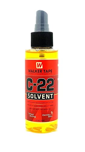 Walker Tape C22 Solvent 4Oz Spray For Lace Wigs & Toupees by Walker Tape - 118.3 ml (Pack of 1)