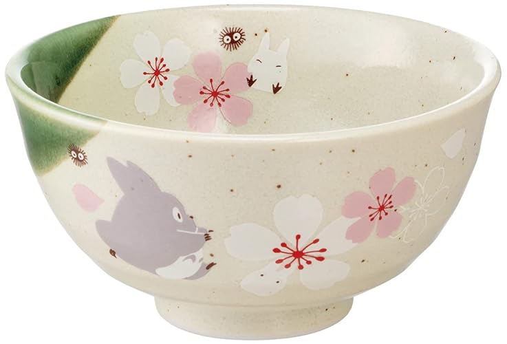 Studio Ghibli - My Neighbor Totoro - Sakura/Cherry Blossom, Skater Traditional Japanese Porcelain Dish Series - Bowl
