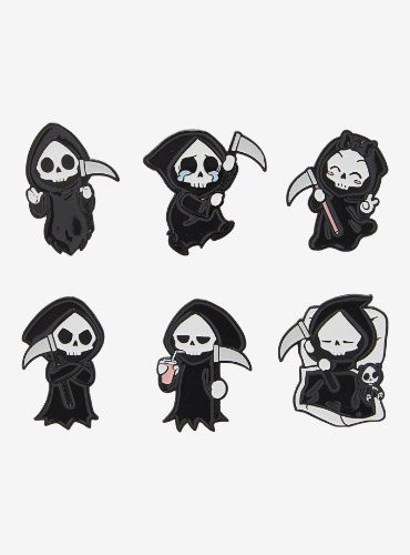 Deadly Cute Reapers Moods Blind Box Enamel Pin