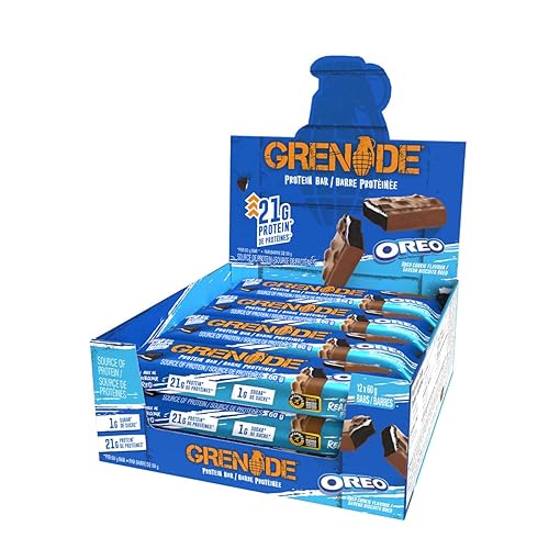 Grenade High Protein, Low Sugar Bar - OREO, 12 x 60 g - Oreo - 12x60g