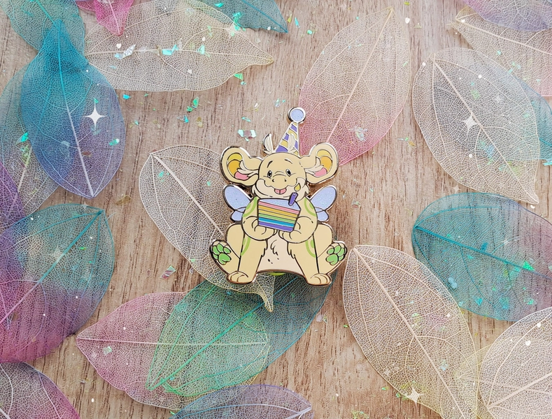 Dragon Birthday Hard Enamel Pin | Gift Fun Pin Beast Fantasy