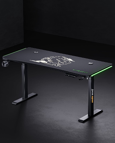 FlyQuest Edition Gaming Standing Desk - 63.0”(L) x 23.6"(W) x 0.71"(H) / FlyQuest Edition / Black