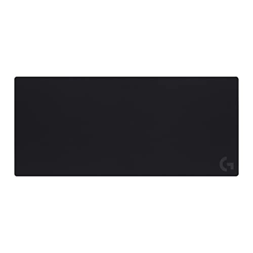 Logitech G840 XL Cloth Gaming Mouse Pad - 0.12 in Thin, Stable Rubber Base, Performance-Tuned Surface - Black - Black - XL