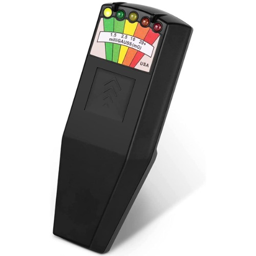 EMF Meter Electric High Accuracy Magnetic Field Detector Portable Battery Powered Magnetic Field Monitor Ghost Hunting Paranormal Equipment Tester for Industrial Construction