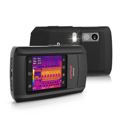 GOYOJO Thermal Camera Pocket Super IR 192x192 Thermal Imaging Camera 25Hz Portable Thermal Imager with App Enabled, Ideal for Home Inspections, HVAC, and Electrical Troubleshooting IP54, -4°F~662°F