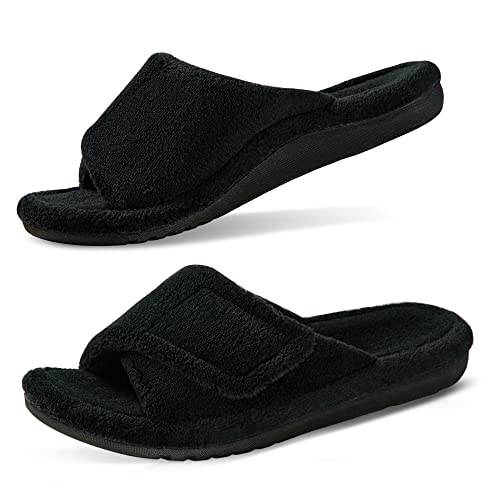 Orthopedic Slippers - 8 - Black