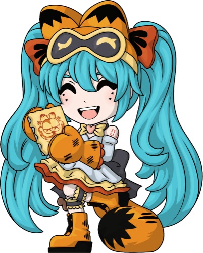 Garfield Miku | Default Title