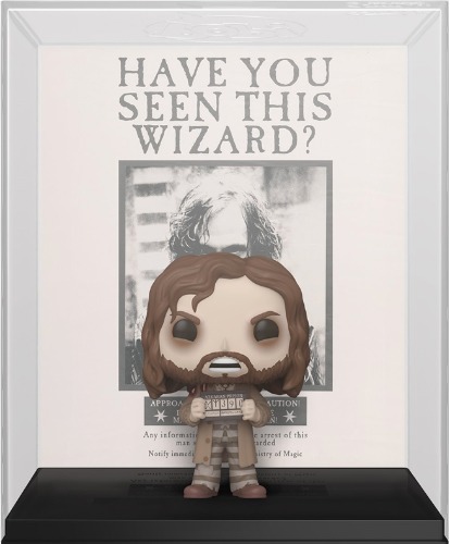 Harry Potter and the Prisoner of Azkaban Sirius Black Funko Pop! Cover Figure #08 with Case