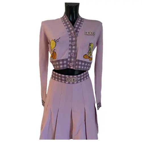 GCDS Looney Toons Wool Skirt and Top 