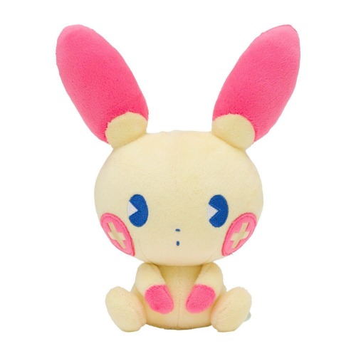 Pokemon Center Saiko Soda Refresh Plush - Plusle 7.4in Electric Hoenn Japan