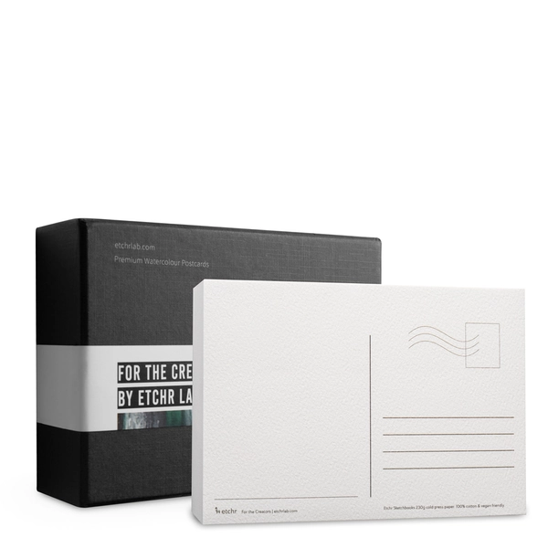 Etchr : Watercolour Postcard : 230gsm : 10.5x14.8cm : Pack of 100 : Not