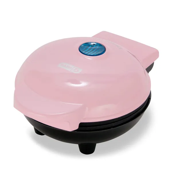 Dash Mini Maker: The Mini Waffle Maker Machine for Individual Waffles, Paninis, Hash Browns, & Other on The go Breakfast, Lunch, or Snacks - Pink - 