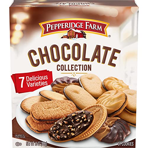 Pepperidge Farm Chocolate Collection, 7 Cookie Varieties, 13-oz Box - Chocolate Collection - 13.0 Ounce (Pack of 1)