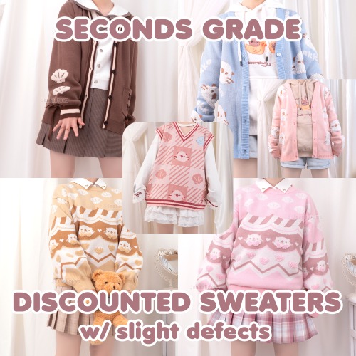 SECONDS Discounted Lakko Sweater Collection - 2XL/3XL / Blue Lakko Pattern Cardigan