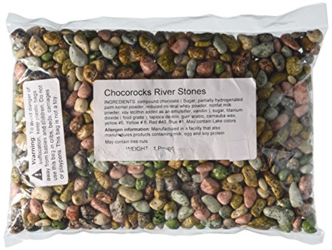 Kimmie Candy Company Chocolate Rocks (0.43 kilograms) (Pack of 1) | River Stones