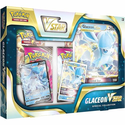 Pokémon | Leafeon VSTAR / Glaceon VSTAR Special Collection | Card Game | Ages 6+ | 2 Players | 10 Minutes Playing Time